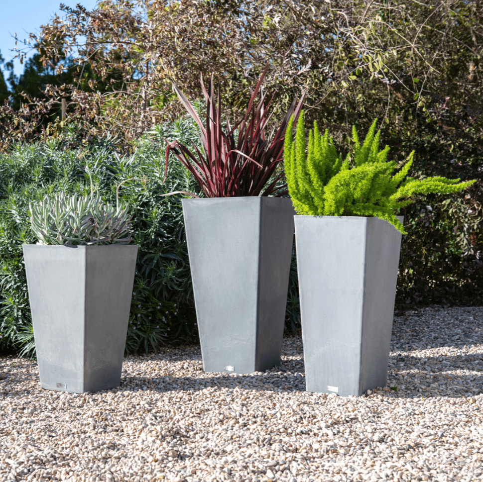 Tall Tapered Square Planter 70cm
